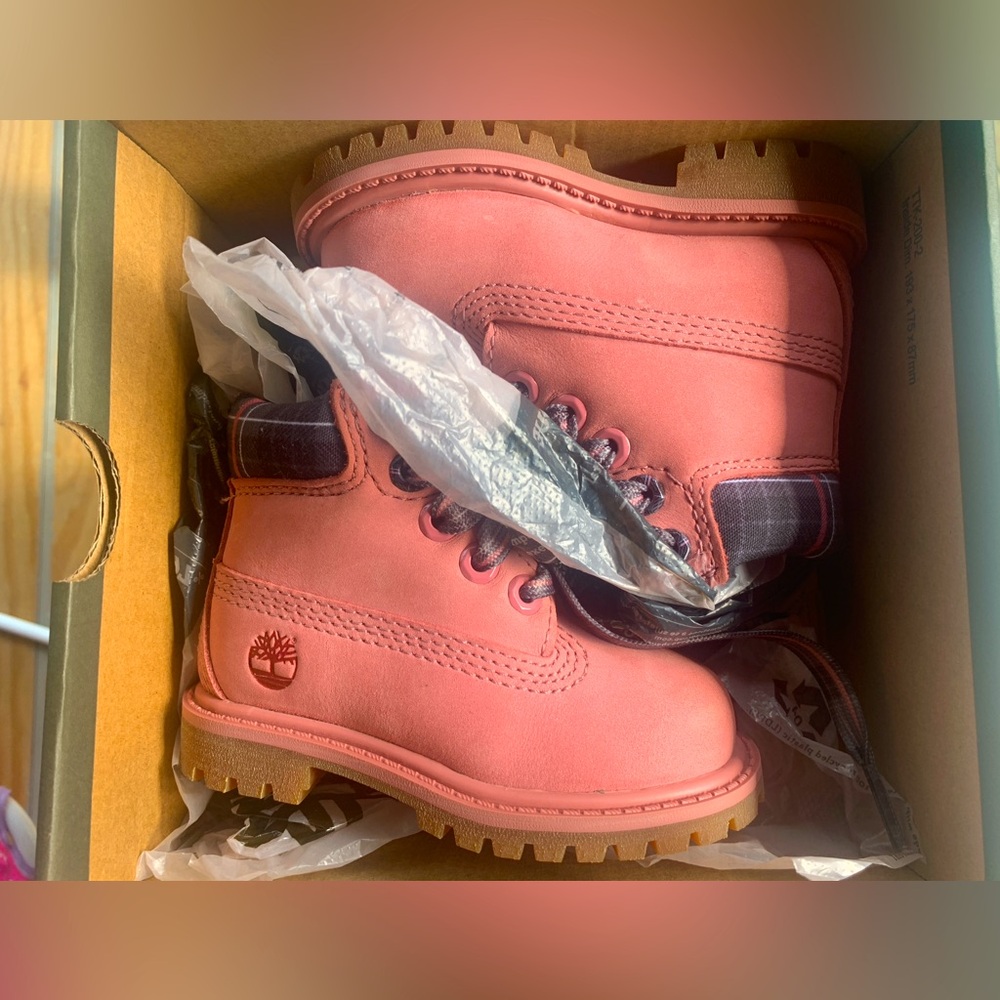 Baby Timberlands Waterproof Medium Pink